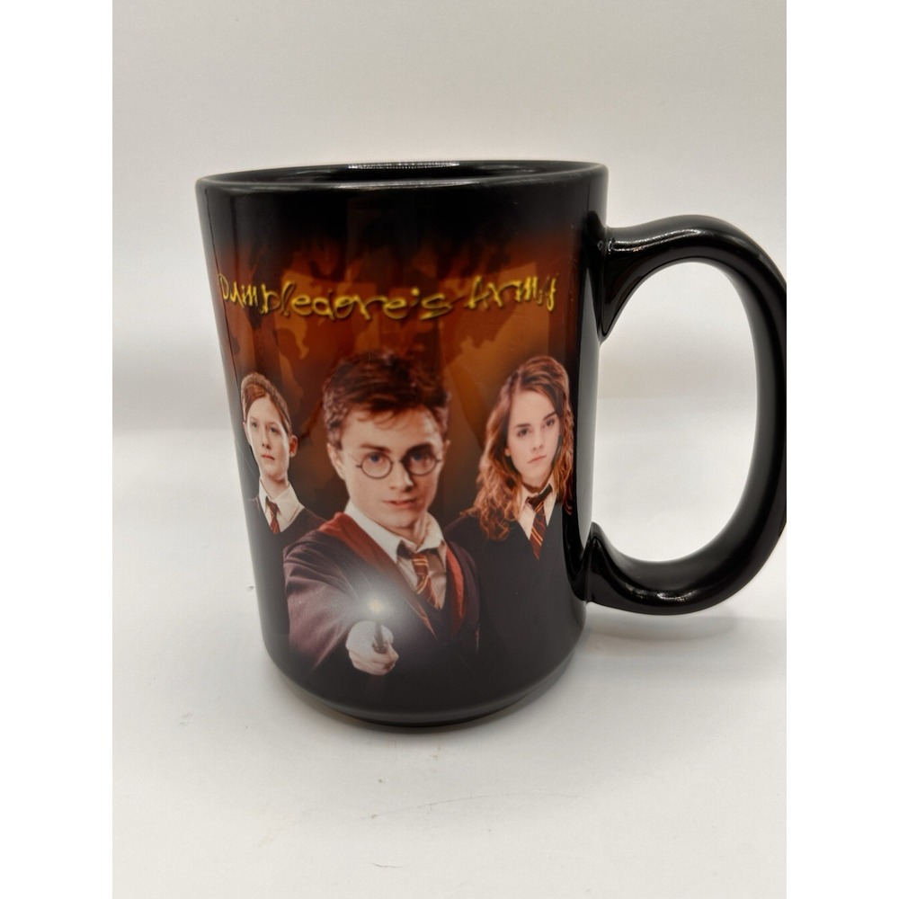 Dumbledores  Black‎ Ceramic Mug Harry Potter Ron Hermione Universal Studios
